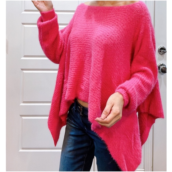 02 Cozy Sharkbite Hem Loose Fit Sweater - Picture 5 of 8